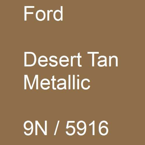 Ford, Desert Tan Metallic, 9N / 5916.